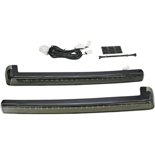 Custom Dynamics LED Run/Brake Tour-Pak Arms - Smoke Lens - 06-13 | PB-TP-ARM-13S