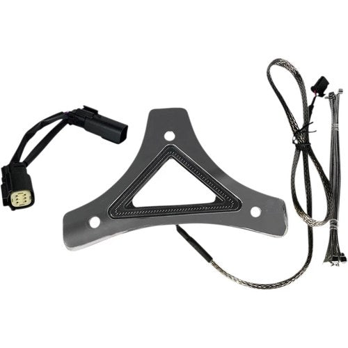 Custom Dynamics LED Backrest Light - Run/Brake - Chrome | CD-BR-SS6-C