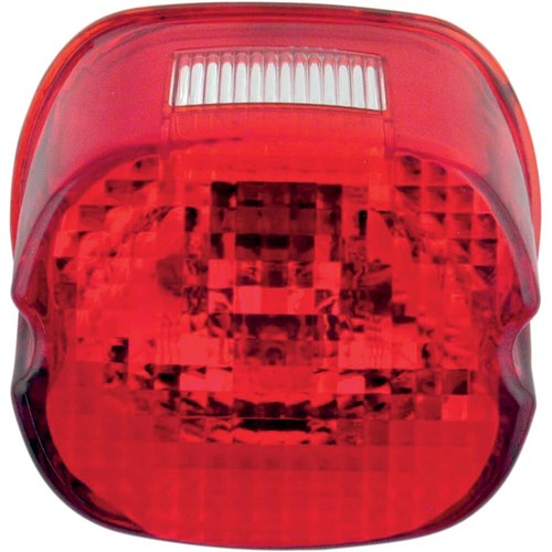 Drag Specialties Laydown Taillight Lens - Red | 12-0402C