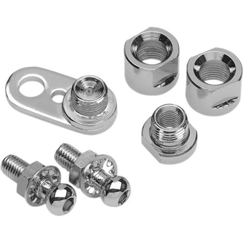 Drag Specialties Turn Signal Swivel Kit - Chrome | 20-0383