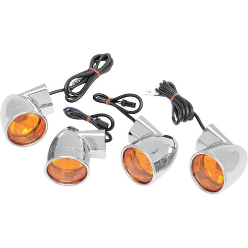 Drag Specialties Bullet Turn Signal Lights Flt | 12-0224