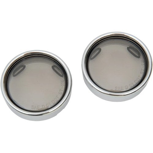 Drag Specialties Lens w/Trim Ring - Smoke | 12-0226-LM