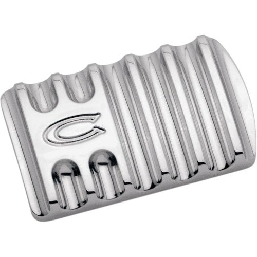 Covingtons Brake Pedal - Finned - Chrome | C1042-C