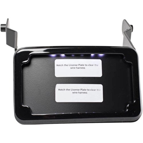 Cycle Visions LP Plate Frame & Mount with Tag Light - Fxdb - Black | CV4660B