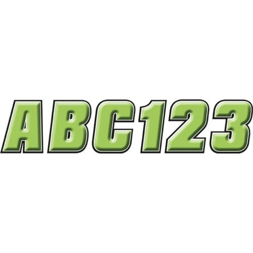 Hardline Sticker Kit - 2" - Kiwi/Black | KIBLK500