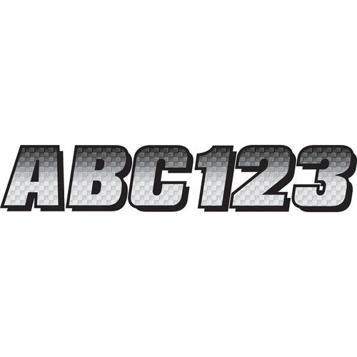 Hardline I.D. Sticker Kit - 300 Series - Silver Gradation | SIBKG300