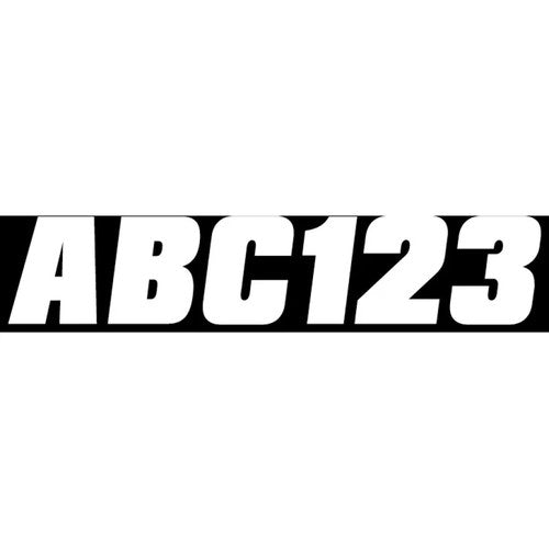 Hardline Sticker Kit - 2" - White | WHI500EC