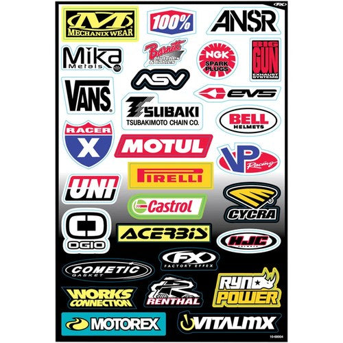 Factory Effex Decal Kit - Sponsor C | 10-68004