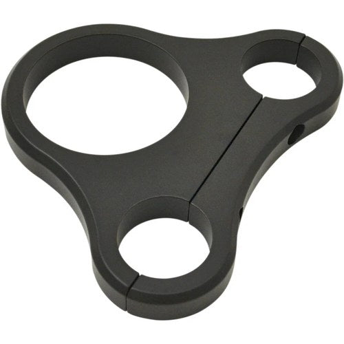 Drag Specialties 1.25" T-Bar Single Gauge Mount, For 2.375/2.4" Gauge 2201-0203