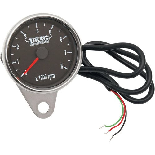 Drag Specialties 2.4" Mini Electronic Tachometer - Backlit LED | 21-6894DS