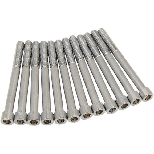 Drag Specialties Bolt Kit M8 Crankcase Smooth All Chrome | MK778S