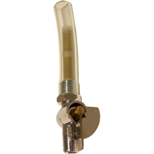 Emgo Petcock - With Indicator and Locknut - 1/4" X 1/4" | 43-67182