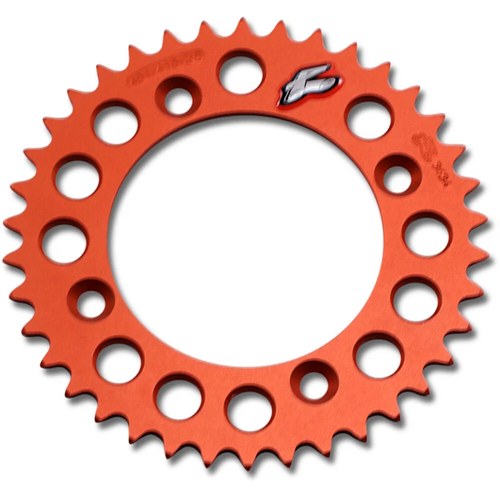 Renthal Rear Sprocket - 38-Tooth - Orange | 491-415-38P-OR