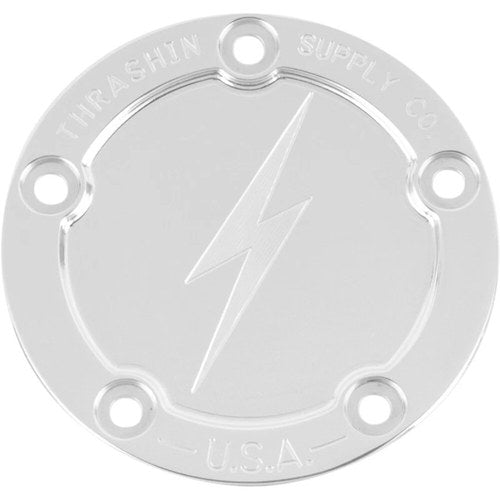 Thrashin Supply Co Point Cover - Dish - Polished - Twin Cam | TSC-3026-2