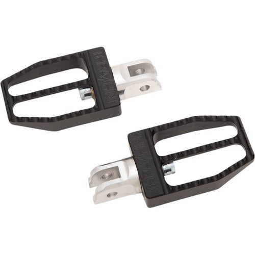 Thrashin Supply Co Front Militant Footpegs - Black - Softail | TSC-2019-1-SF