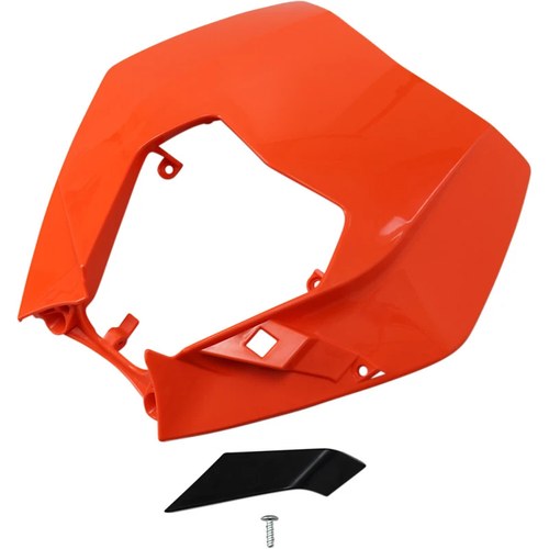 UFO Headlight Plastic - Orange - KTM | KT04090127