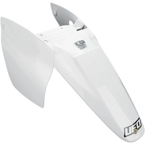 UFO Rear Fender with Side Panels - '98-'19 KTM White | KT03073-047