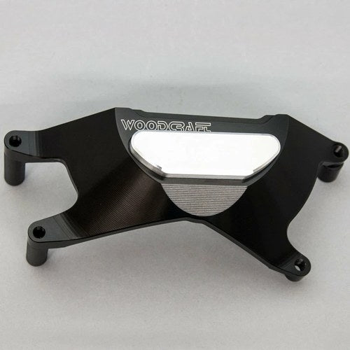 Yamaha 2018-2020 MT-09 Woodcraft Clutch Cover Engine Protector - Silver Plate