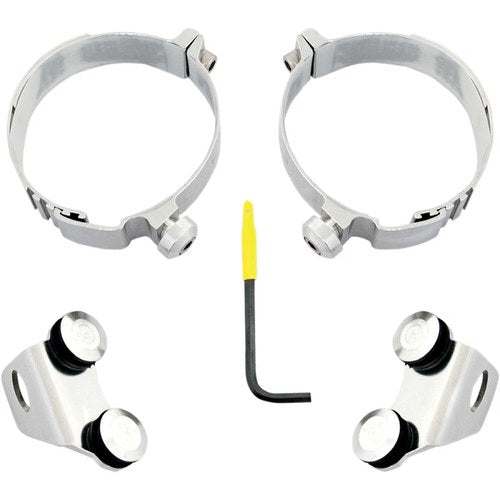 Memphis Shades Fork Cover - Hardware Kit (Polished) MEK1980