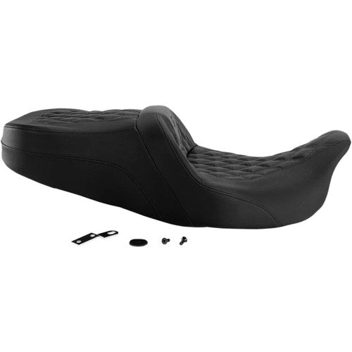 Saddlemen Roadsofa Seat - Lattice Stitch (Black) 808-07B-182