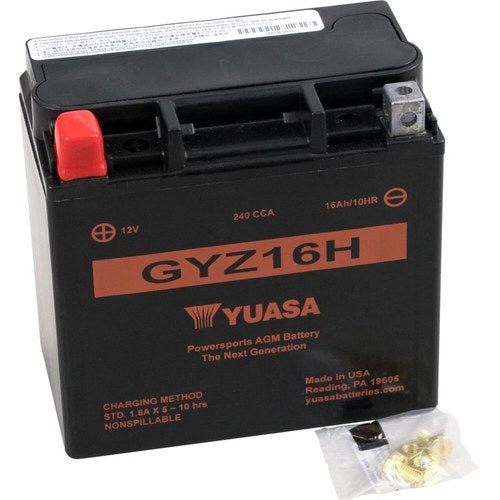 Yuasa Gyz High Performance Maintenance-Free Agm Battery (GYZ16H) YUAM716GH