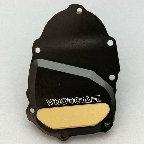 Yamaha R6 2006-2024 Woodcraft Rhs Ignition Trigger Engine Cover - Gold Plate