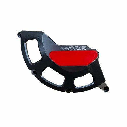 Aprilia 2021-26 RS660 Woodcraft Rhs Clutch Cover Engine Protector - Red Plate