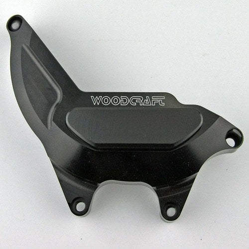 Suzuki 2003-2024 SV 650 Woodcraft Left Side Stator Cover Protector - Black Plate