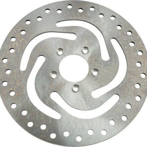 HardDrive Drilled Vented Front Brake Rotor, Stainless Steel | 144310