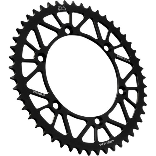 JT Sprockets Rear Racelite Sprocket Alum 49T-520 Blk Kaw/Suz | JTA460.49BLK