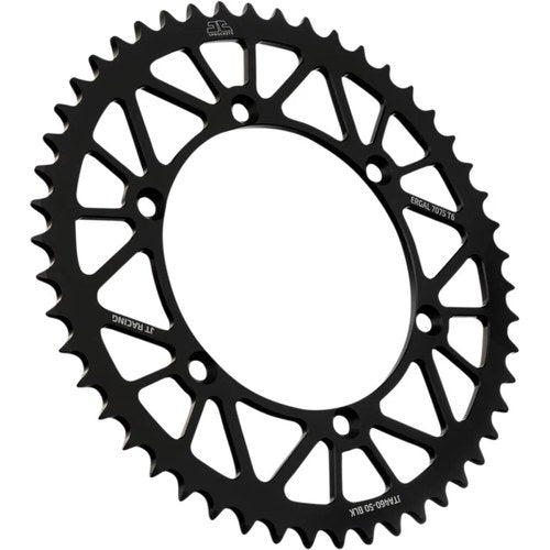 JT Sprockets Rear Racelite Sprocket Alum 50T-520 Blk Kaw/Suz | JTA460.50BLK