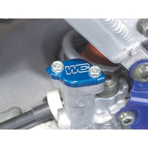 Works Connection Aluminum Rear Brake Reservoir Cover WR/YZ/YZF (Blue) 21-700