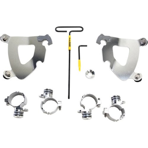 Memphis Shades Gauntlet Fairing Trigger-Lock Mount Kit, XL883 (Polished) MEK2002