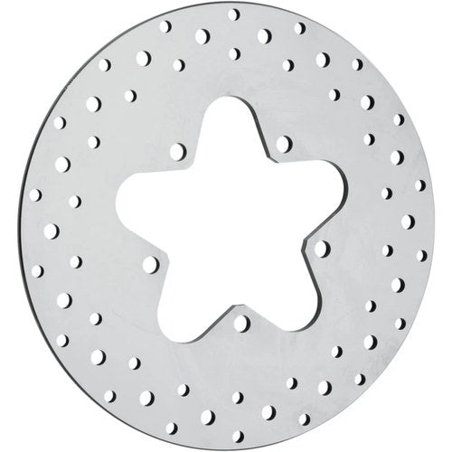 Drag Specialties Drilled Brake Rotor - Rear - 11.5" - Touring | B06-0193ASP