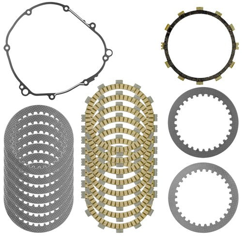 Clutch Friction Steel Plates Kit for Yamaha R1 YZFR1 YZF-R1 LE 2006 2007 2008