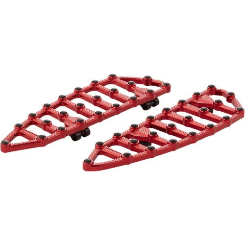 Arlen Ness MX Driver Floorboards - Red | 410-012