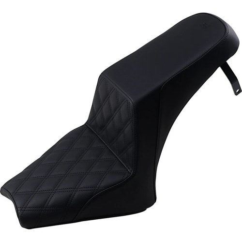 Saddlemen Step Up 2-Up Seat - Driver Lattice Stitched (Black) I18-33-172