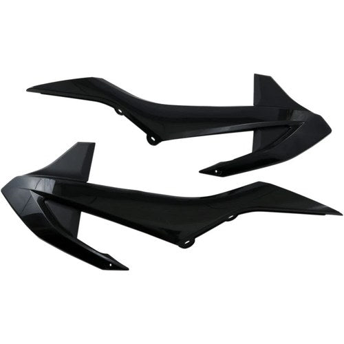 UFO Radiator Shrouds - 85 SX - Black | KT04085-001