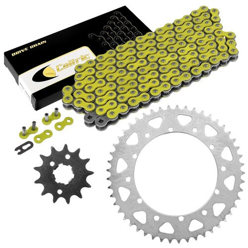 Drive Chain & Sprockets Kit for Yamaha YZ250 YZ 250 1994-1997 Yellow