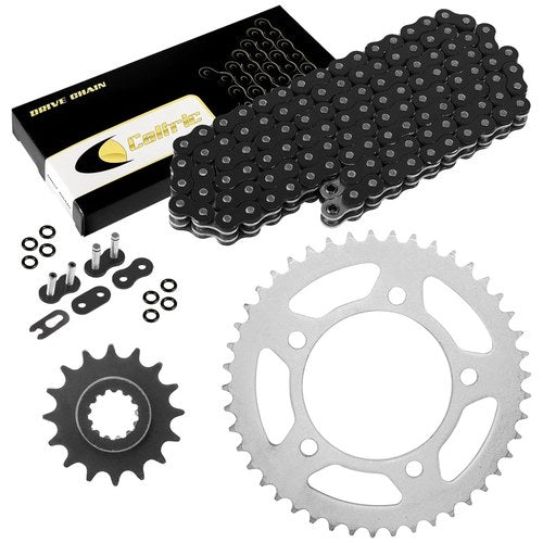 Black O-Ring Drive Chain & Sprockets Kit for Honda CBR600F4 CBR600 F4 1999 2000