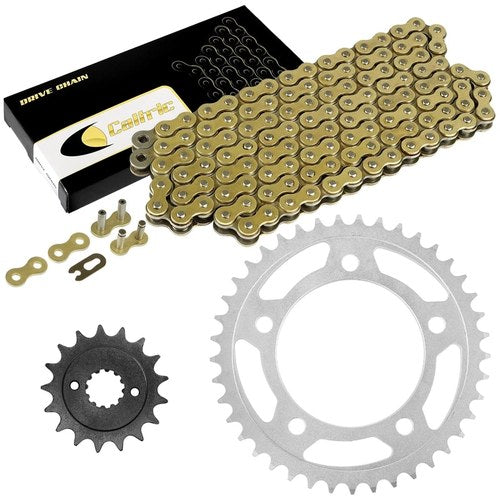Drive Chain & Sprockets Kit for Honda VT750C VT750CD Shadow Ace Deluxe 1998-2004