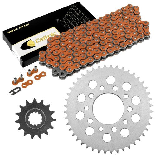 Drive Chain & Sprockets Kit fits Honda CBR600F Hurricane 600 1987 1988 1989 1990