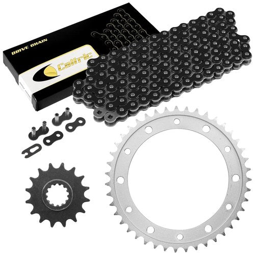 Black Drive Chain And Sprocket Kit for Honda VFR750F Interceptor 750 1990-1997
