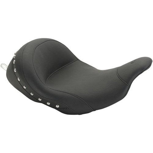 Mustang Lowdown Solo Seat - Studded (Black) 76079