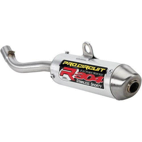 Pro Circuit R-304 Shorty Silencer (Aluminum; Brushed) ST04065-RE
