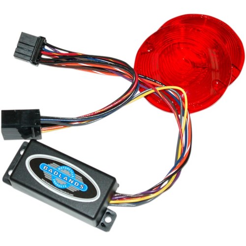 Badlands Plug-In Illuminator with Red Lenses - 8 Pin | ILL-03-RL-A