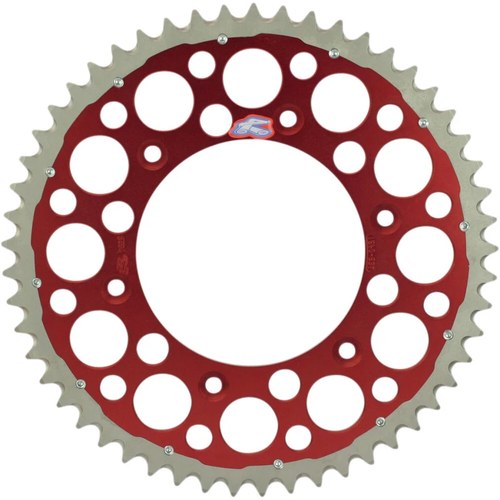 Renthal Twinring Rear Sprocket - 49-Tooth - Red | 1540-520-49GPRD
