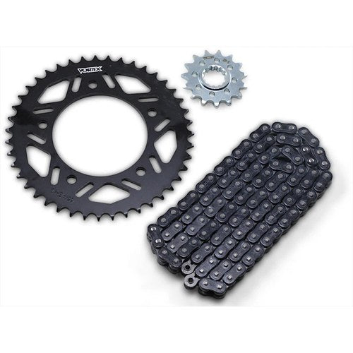 Vortex Steel Chain Kit - Black - Yamaha -YZF-R1 | CK6377