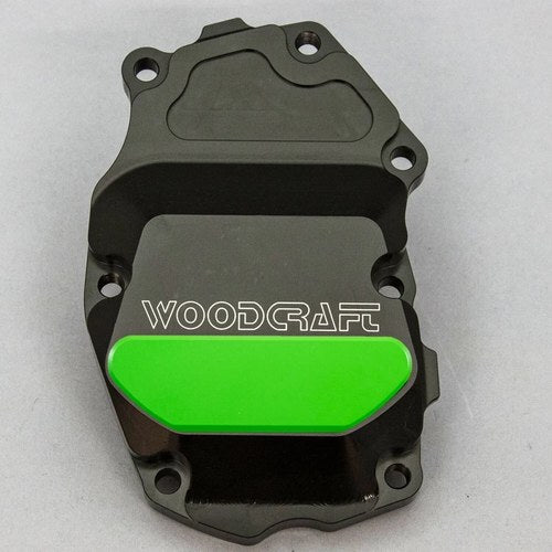 Triumph 2013-2025 Street Triple Woodcraft Crank / Ignition Trigger Cover - Green