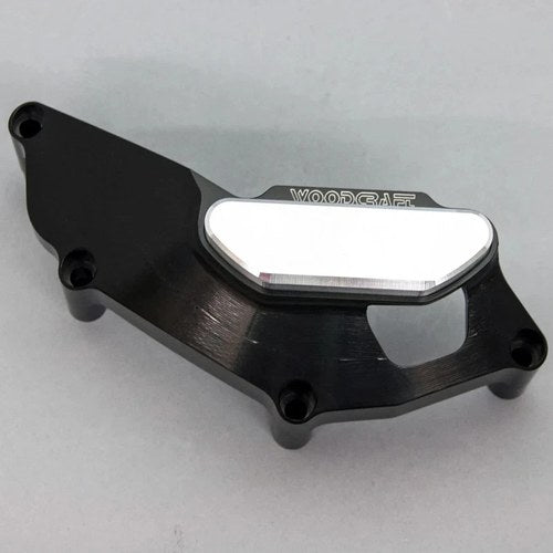 Yamaha 2021-2025 Tenere 700 Woodcraft Lhs Stator Cover Protector - Silver Plate